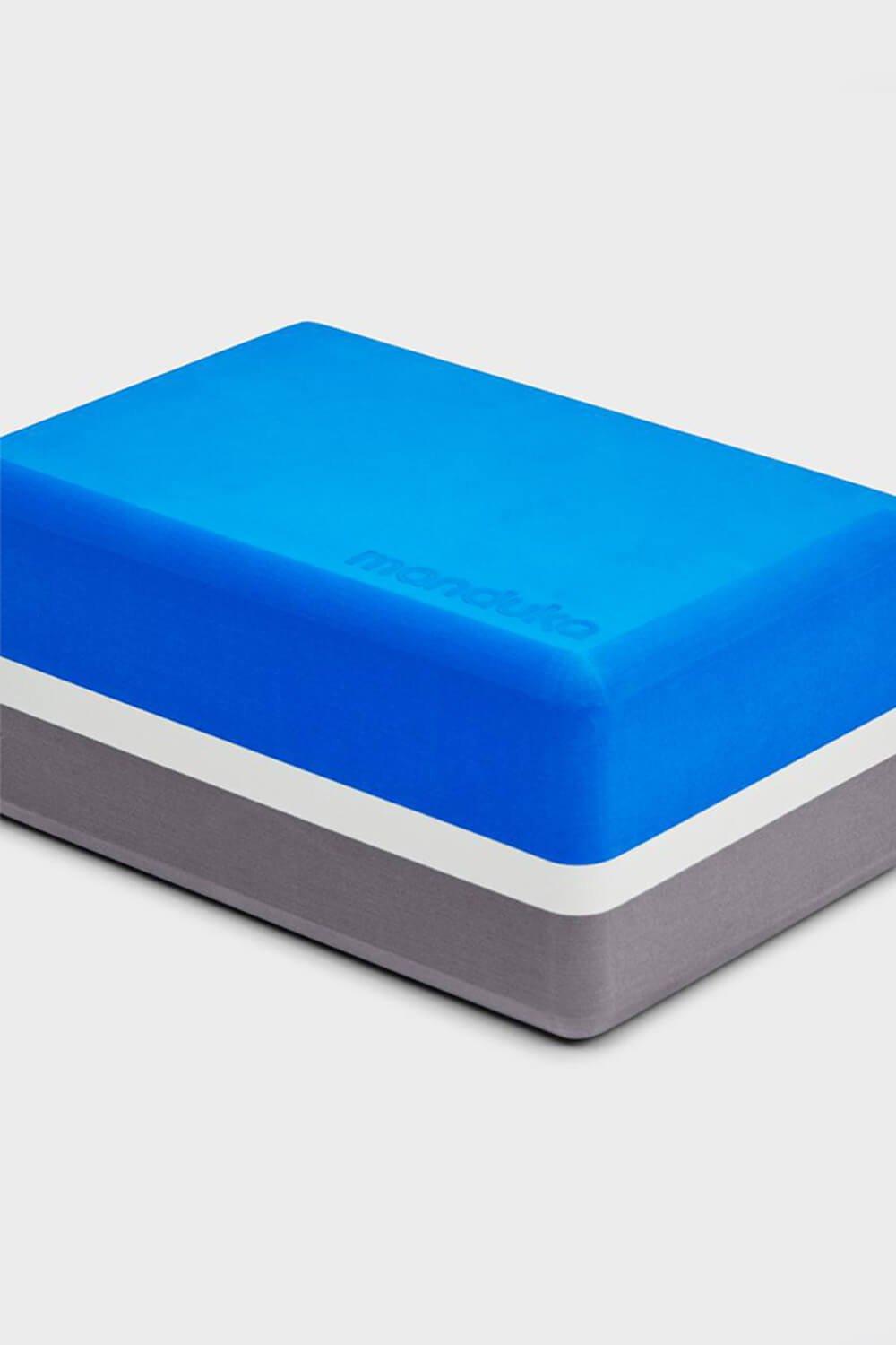 Manduka Recycled EVA Foam Yoga Block|mid blue
